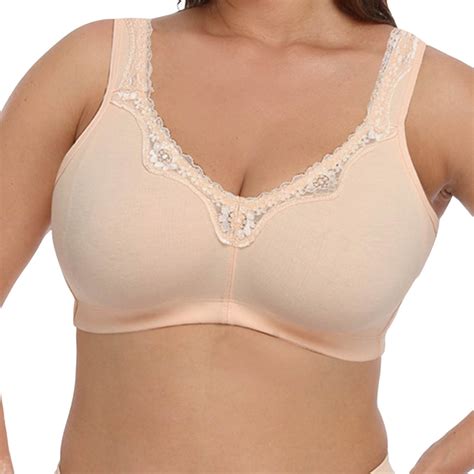 Mallwal Wireless Bra Women Convertible Bra Feature V Neck Training Bra Style W 105 Khaki 105c