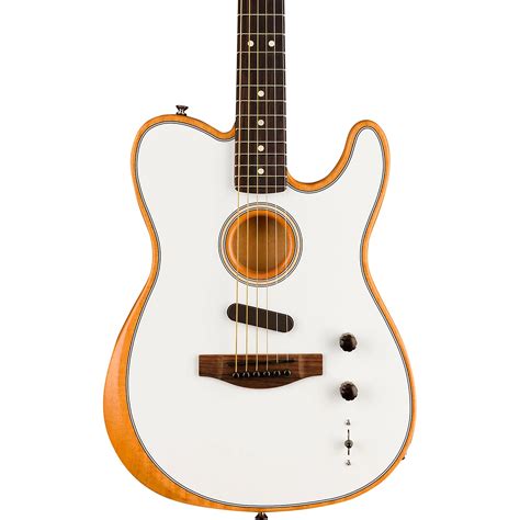 Fender Acoustasonic Player Telecaster Acoustic Electric Guitar Atomic White Guitar Center