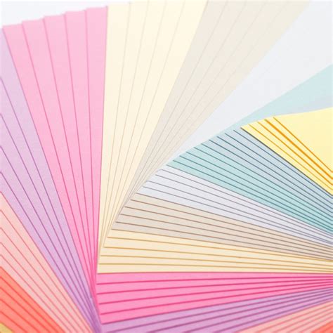 Florence Cardstock Papier Pastellfarben 11 4 X 30 5 Cm 216 G 60 Stück