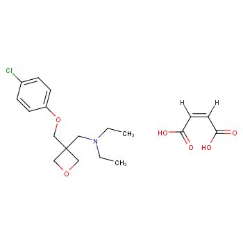 N 3 4 Chlorophenoxy Methyl Oxetan 3 Yl Methyl N Ethylethanamine