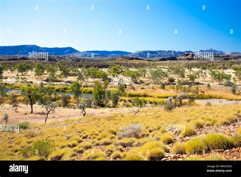 West Macdonnell Ranges View Stock Photo Alamy