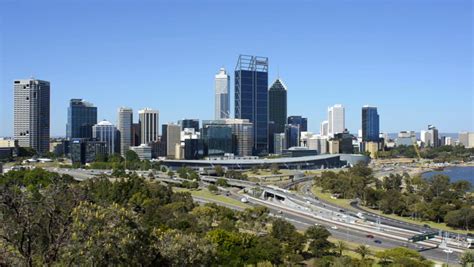 Skyline and Cityscape view of Perth, Australia image - Free stock photo