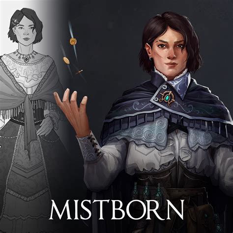 Artstation Mistborn Vin Character Design