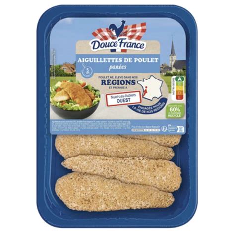 Aiguillettes de poulet panées Douce France x 6 300 g La Belle Vie