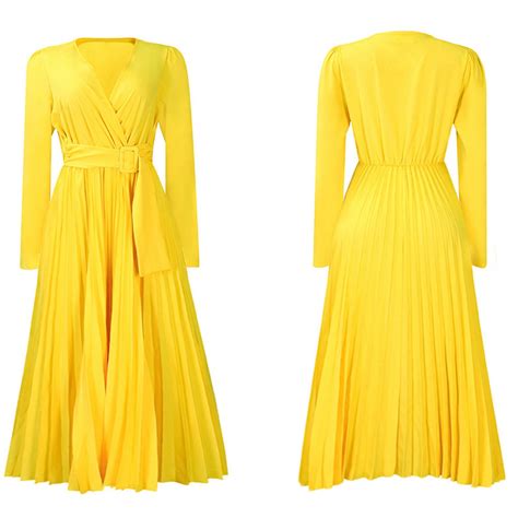 Szxzygs Womens Dresses Spring Women Long Dress Spring Dresses V