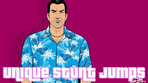 Grand Theft Auto Vice City 100 Walkthrough Side Missions Unique Stunt Jumps Youtube