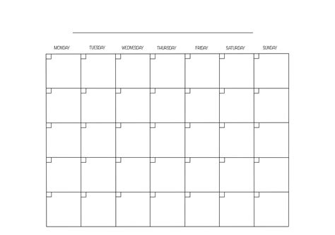 Weekly And Monthly Calendar