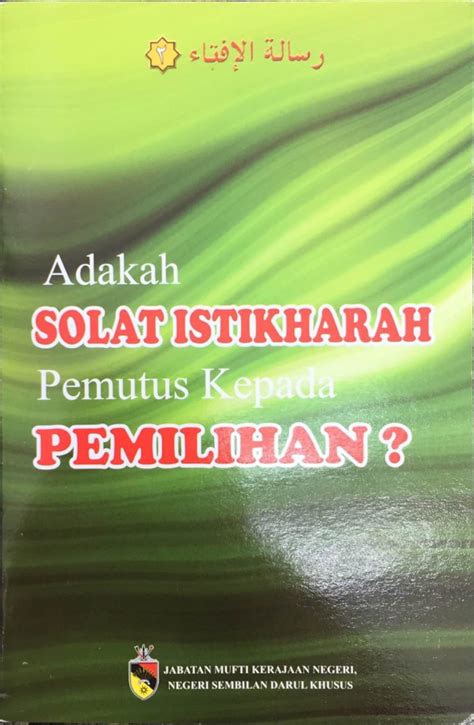 Adakah Solat Istikharah Pemutus Kepada Pemilihan Jabatan Mufti