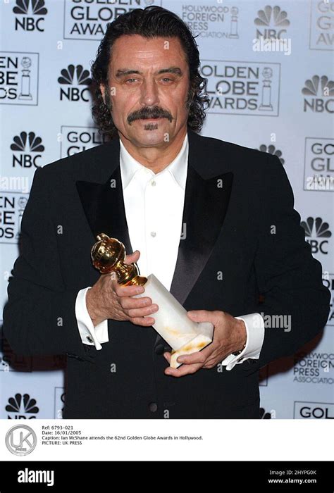 Ian McShane attends the 62nd Golden Globe Awards in Hollywood. Picture: UK Press Stock Photo - Alamy