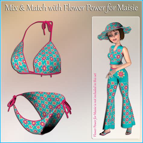 Beach Fun For Maisie Bikini D Figure Assets Karanta