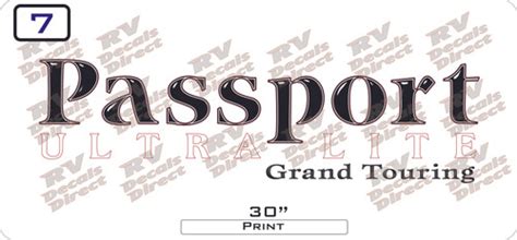 Passport Keystone Travel Trailer Replacement Rv Decals And Graphics