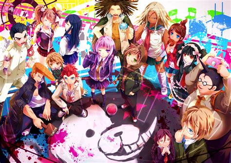 Danganronpa Hd Wallpaper Vivid Anime Character Showcase