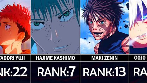 Which One Is Strongest Jujutsu Kaisen Power Ranking Youtube