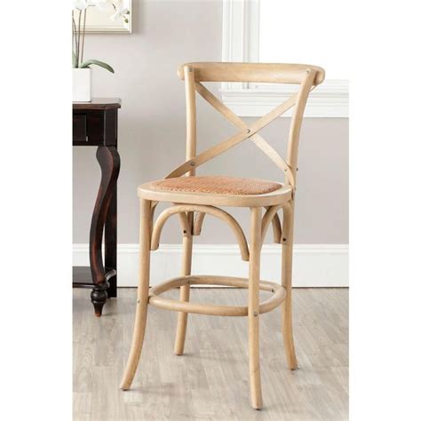 Safavieh Franklin In Weathered Oak Bar Stool Amh C The