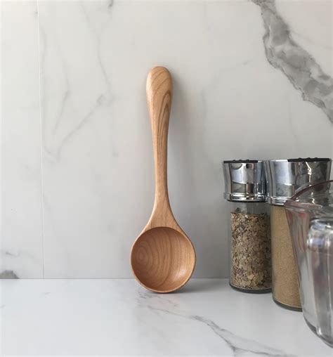 "Lilly's Little Ladle" Wooden Ladle Spoon - Small Serving Spoon ...