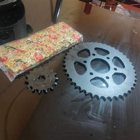 Ns Rs Heavy Duty Gold Sprocket Set Lazada Ph