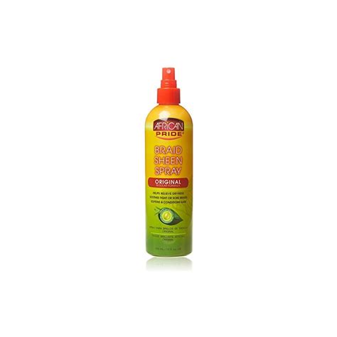 African Pride Olive Miracle Braid Sheen Spray Original Formula 355 Ml12 Fl Oz Stileoit