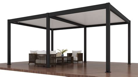 Pergola altana aluminiowa 4x6 wolnostojąca przyscienna ogrodowa