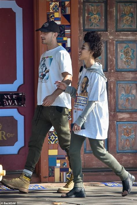 Shia Labeouf Packs On The Pda With Girlfriend Fka Twigs After A Lunch Date Daily Mail Online