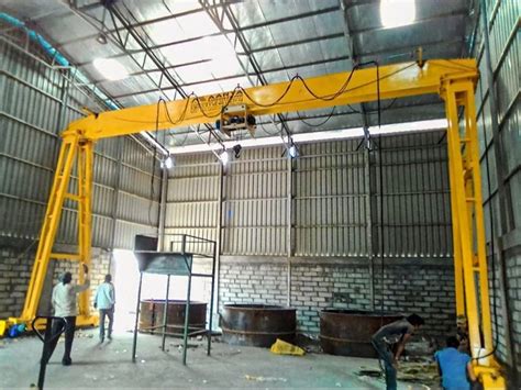 Mild Steel Double Girder Goliath Crane At Rs Goliath Crane In