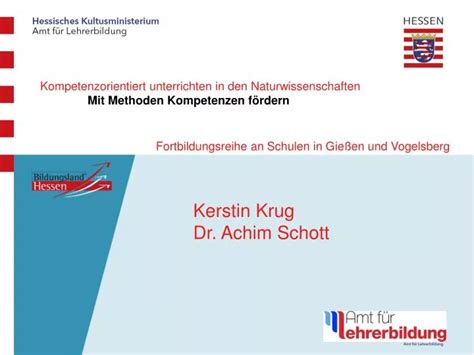 PPT Kompetenzorientiert Unterrichten In Den Naturwissenschaften Mit