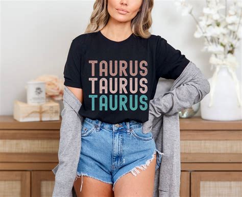 Vintage Inspired Taurus Zodiac Shirt Minimalist Astrology T Idea