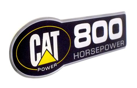 Caterpillar Cat Diesel 800 Hp Emblem Satin Ebay