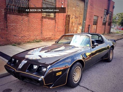 1980 Pontiac Firebird Turbo Trans Am Bandit Edition T Tops 4 9l V8