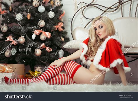 Beautiful Sexy Blonde Female Breasts Curvy Foto Stok Shutterstock