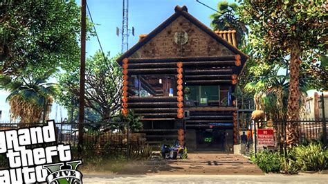 Custom Trevors Log House Gta 5 Pc Mod Youtube