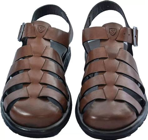 Sandália Masculina De Couro Stock Sandals Kamino R 139 90 Sandalia