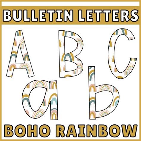 Printable Letters For Bulletin Board