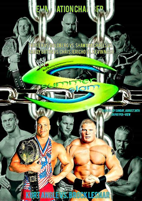 My Custom Wwe Summerslam 2003 Ppv Poster By Burnsbrianwildcat87 On