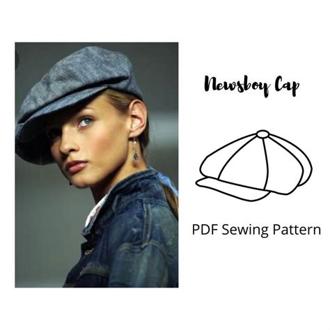 Flat Cap Sewing Pattern Etsy