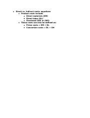 Understanding Direct Vs Indirect Costs In Equations Course Hero