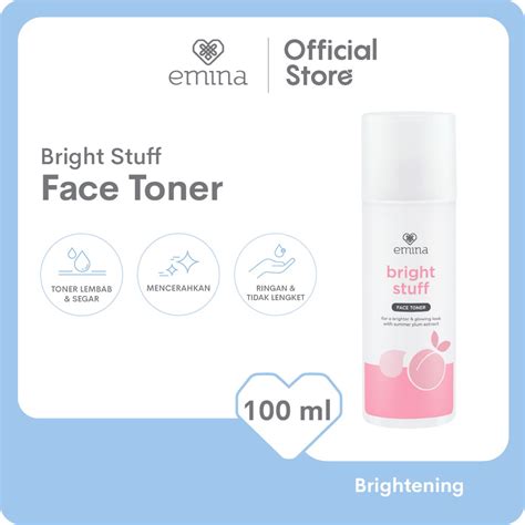 Emina Bright Stuff Face Toner 100 Ml Lazada Indonesia