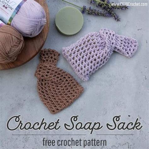 Crochet Soap Sack Pattern Caab Crochet In Crochet With Cotton