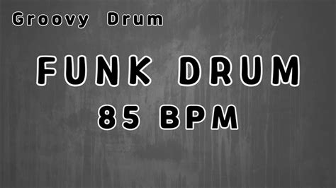 Groovy Drum Loop 85 Bpm Youtube