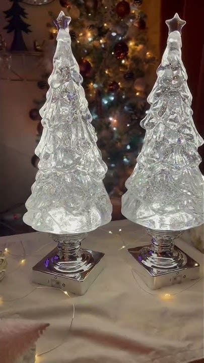 Lighted Glitter Trees Set Of Two At Costco Shorts Christmas Costco Youtube