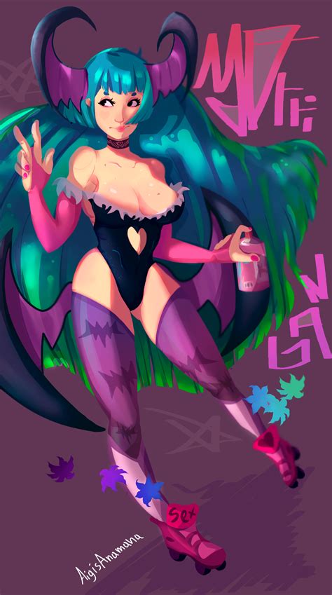 Morrigan By AigisAnamana Hentai Foundry