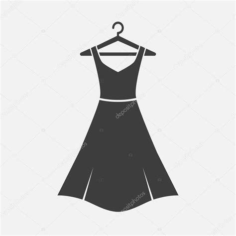 Vestido Largo De Mujer En Una Percha Vector De Stock Por ©liluydesign 116994030