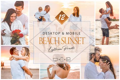 12 Beach Sunset Lightroom Presets Graphic By Pretttygallery · Creative Fabrica