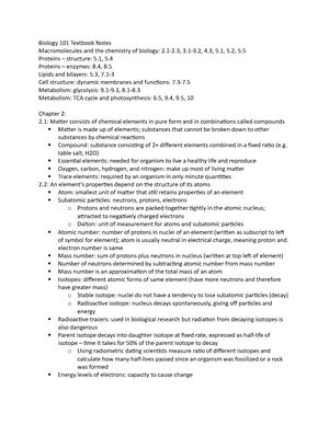 Chapter Outline Summary Campbell Biology Chapter A Tour Of The