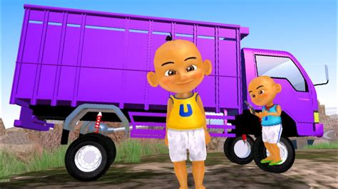 UPIN IPIN SENANG SEKALI MENEMUKAN TRUK OLENG UNGU DI DESA RUMAH OPAH