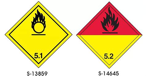 Intl Labels Class 5 - Oxidizer/Org Perox in Stock - ULINE