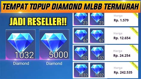 TEMPAT TOP UP DIAMOND MOBILE LEGEND TERMURAH 2023 CARA DAFTAR