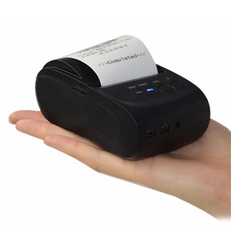 Buy 58mm Mini Handheld Thermal Printer Zj Pos 5802 Portable Usb Bluetooth