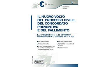 Il Nuovo Volto Del Processo Civile Del Concordato Preventivo E Del