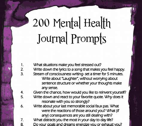 Mental Health Printable Journal Prompts What Is One Of Your Strengthsweaknesses