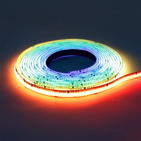 Amazon Loamlin Ws Ic Rgb Cob Led Strip Light Ft Leds M